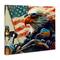 Stupell Industries Patriotic Bald Eagle Canvas Wall Art